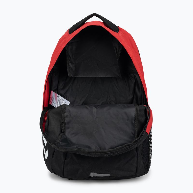 Hummel Core Ball 31 l rucsac de fotbal roșu adevărat/negru 4