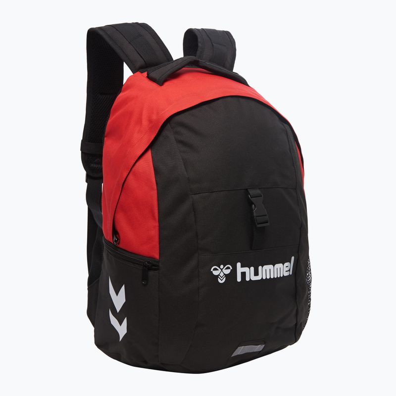 Hummel Core Ball 31 l rucsac de fotbal roșu adevărat/negru 5