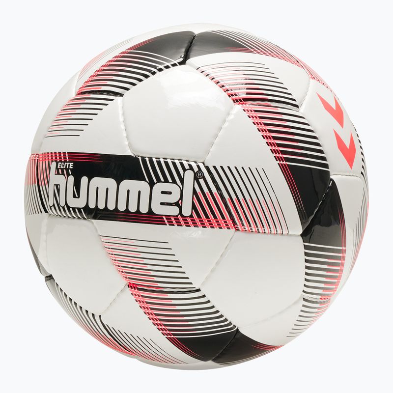 Hummel Elite FB fotbal alb-negru/roșu/roșu mărimea 5