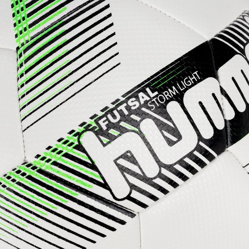 Hummel Storm Light FB fotbal alb-negru/verde mărimea 3