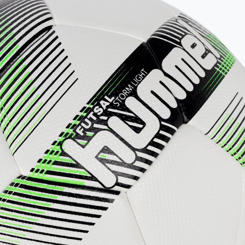 Hummel Storm Light FB de fotbal alb-negru/negru/verde mărimea 4