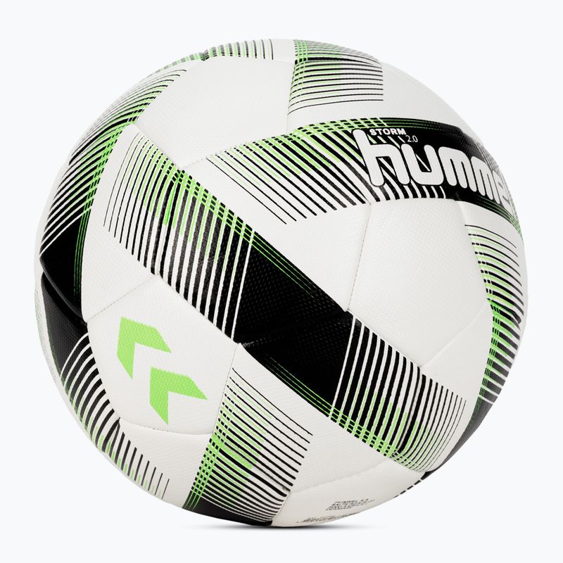 Hummel Storm 2.0 FB fotbal alb / negru / verde dimensiune 5 2