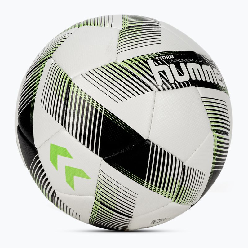 Hummel Storm Trainer Ultra Lights FB fotbal alb/negru/verde mărimea 5 2