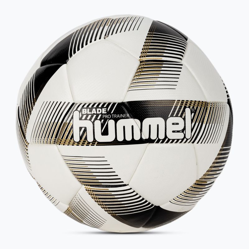 Hummel Blade Pro Trainer FB fotbal alb/negru/aur dimensiunea 4