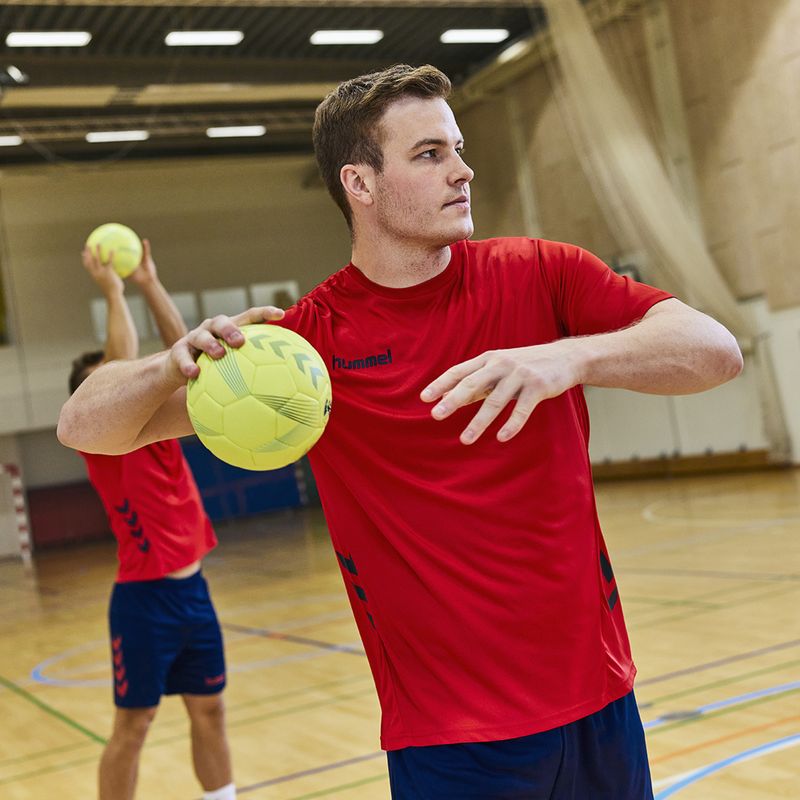 Hummel Strom Pro HB handbal galben/albastru/marin mărimea 2 8