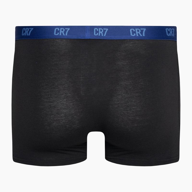 Boxeri bărbătești CR7 Basic Trunk 3 pary black/blue