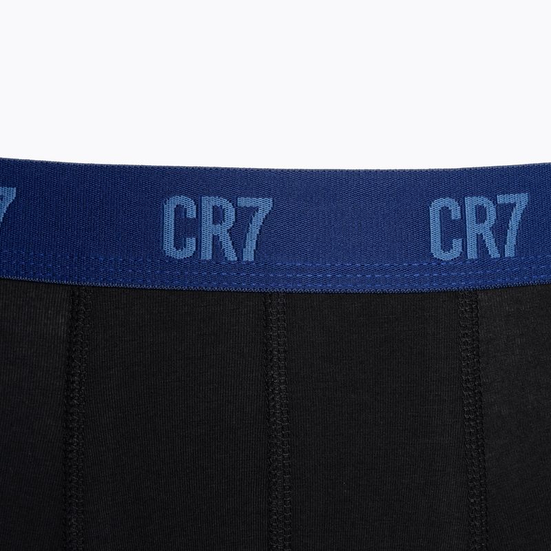 Boxeri bărbătești CR7 Basic Trunk 3 pary black/blue
