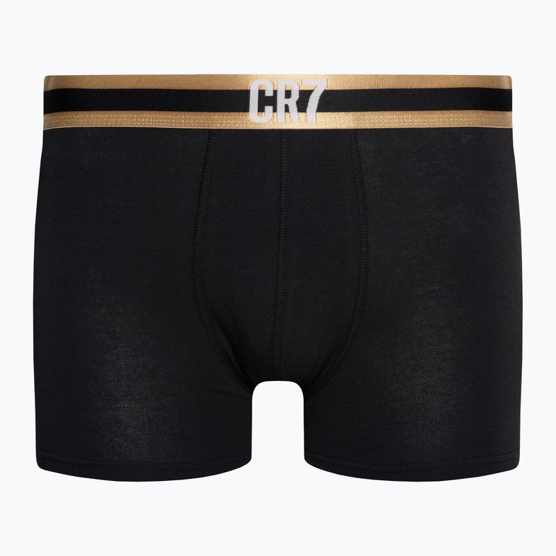 Boxeri bărbătești CR7 Basic Trunk 3 pary black/gold 2