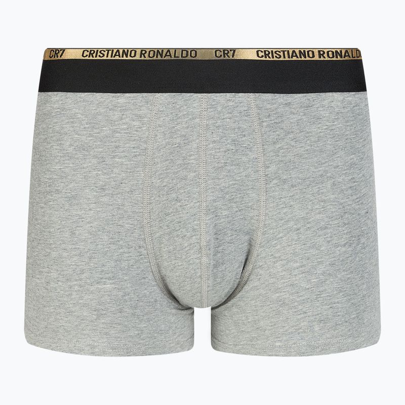 CR7 Basic Trunk boxeri pentru bărbați 3 perechi de pantaloni scurți balck/alb/gri 5