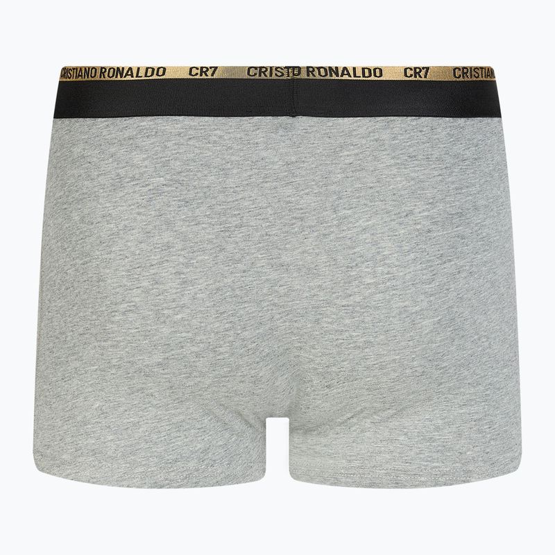 CR7 Basic Trunk boxeri pentru bărbați 3 perechi de pantaloni scurți balck/alb/gri 6