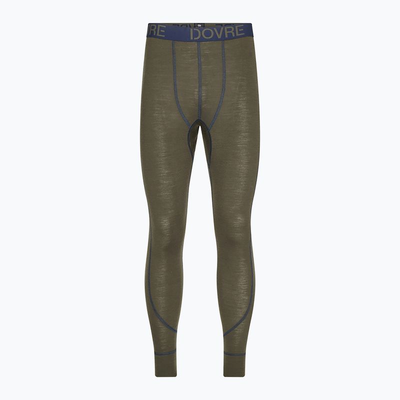 Colanți termoactivi pentru bărbați Dovre Active Wool Bottom khaki 2