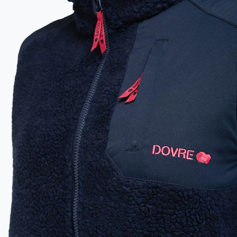 Vestă pentru femei Dovre Teddy Fleece navy 4