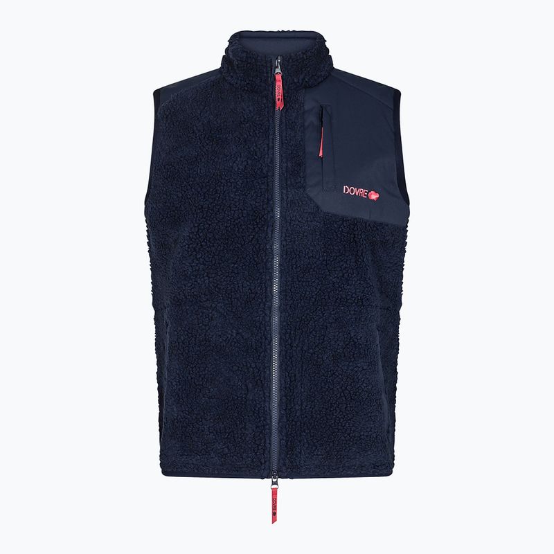 Vestă pentru femei Dovre Teddy Fleece navy 5