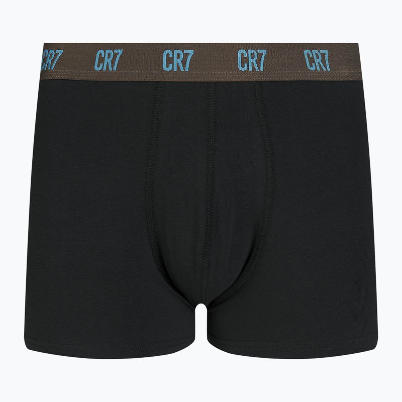 Pantaloni scurți de boxer CR7 Basic Trunk pentru bărbați 3 perechi negru/maro 5