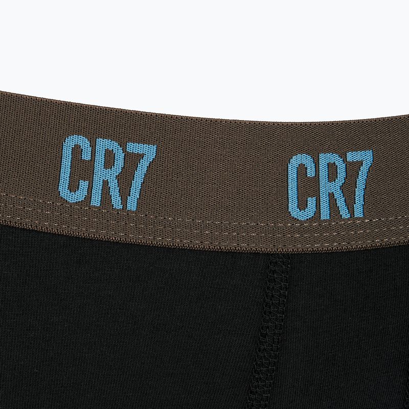 Pantaloni scurți de boxer CR7 Basic Trunk pentru bărbați 3 perechi negru/maro 7