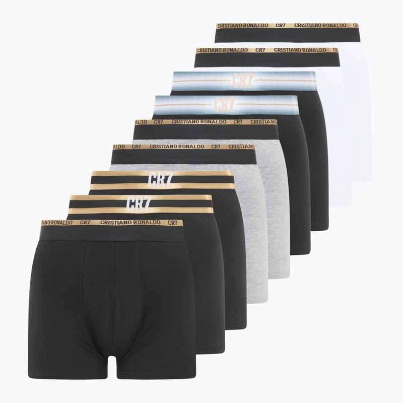 Boxeri pentru bărbați CR7 Basic Trunk 8 perechi multicolor