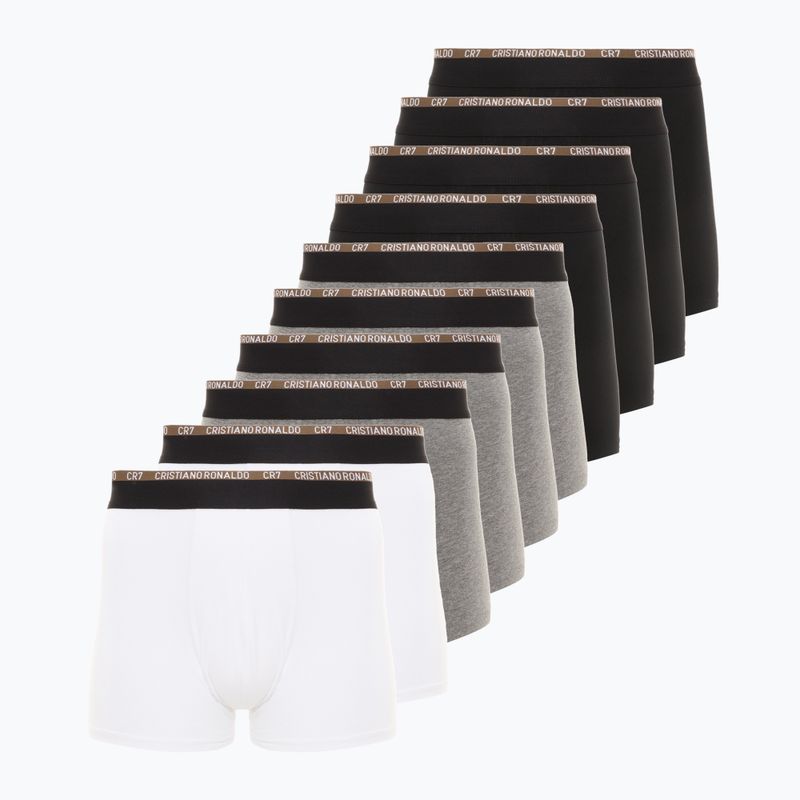 Boxeri pentru bărbați CR7 Basic Trunk 10 perechi multicolur