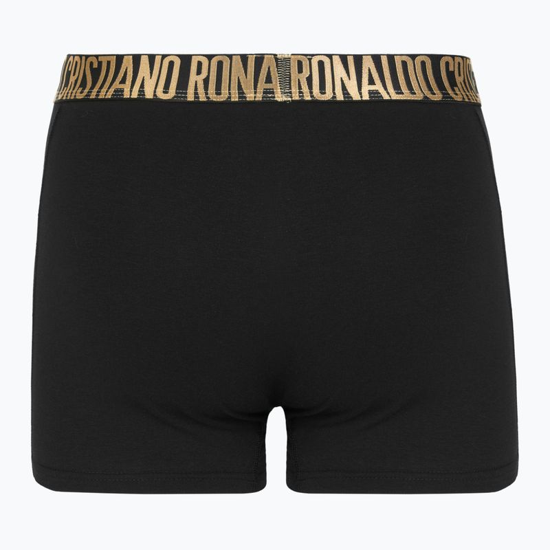 Boxeri pentru bărbați CR7 Basic Trunk 4 perechi 2492 BLACK 4