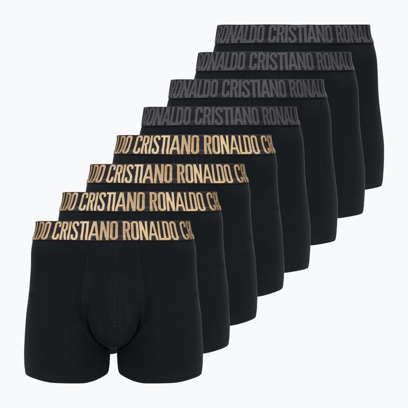Boxeri pentru bărbați CR7 Basic Trunk 8 perechi black