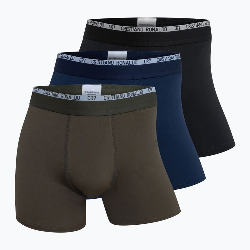 Boxeri pentru bărbați CR7 Basic Trunk 3 perechi multicolour
