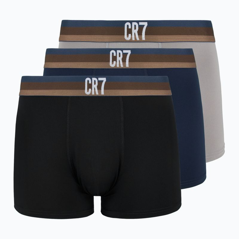 Boxeri pentru bărbați CR7 Basic Trunk 3 perechi 2114 multicolour