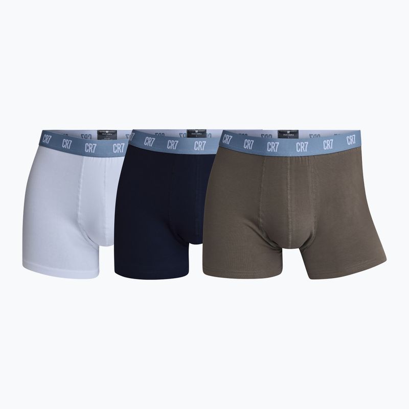 Boxeri pentru bărbați CR7 Basic Trunk 3 perechi 712 multicolour