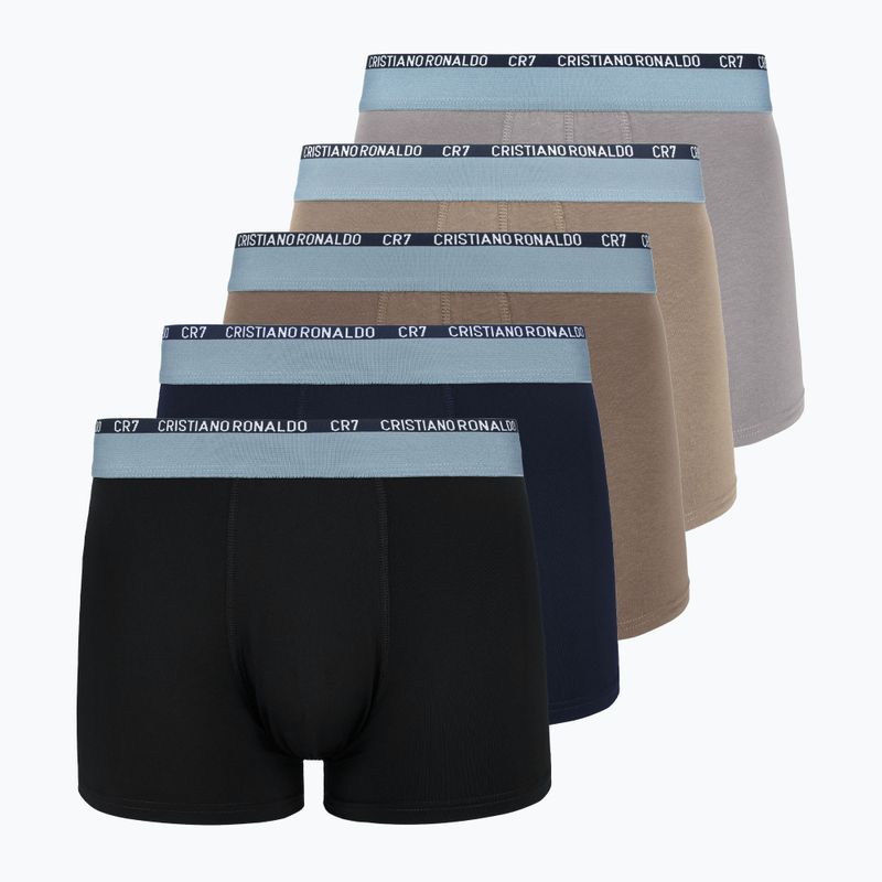 Boxeri pentru bărbați CR7 Basic Trunk 5 perechi 2412 multicolur