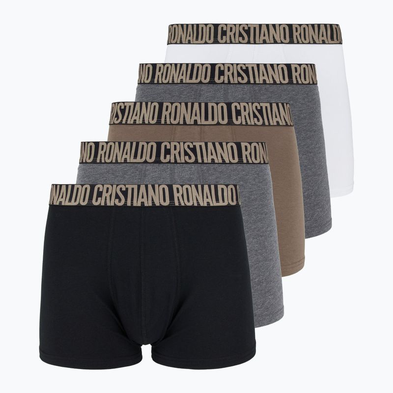 Boxeri pentru bărbați CR7 Basic Trunk 5 par multicolur