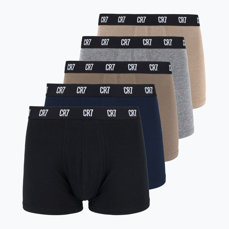 Boxeri pentru bărbați CR7 Basic Trunk 5 perechi 2414 multicolur