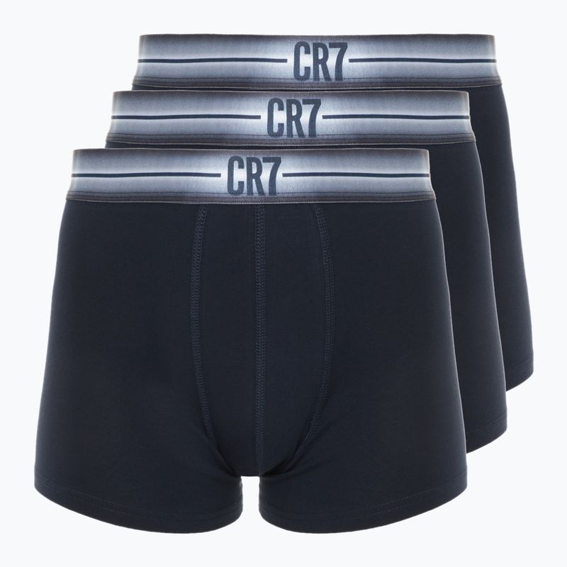 Boxeri pentru bărbați CR7 Basic Trunk 3 perechi 2762 black