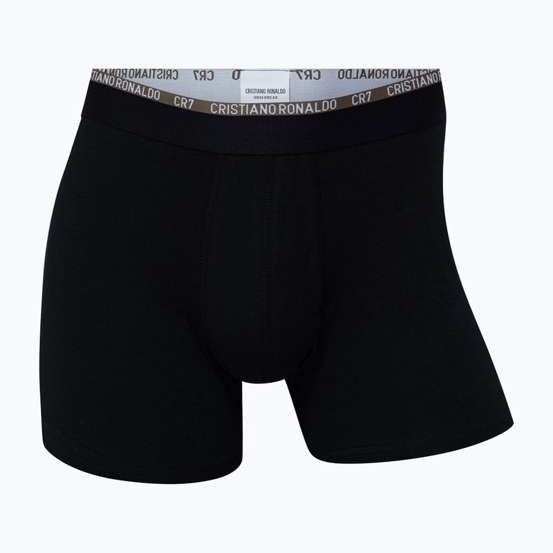 Boxeri pentru bărbați CR7 Basic Trunk 3 perechi 2763 black 2