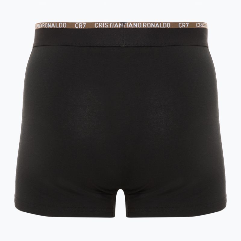 Boxeri pentru bărbați CR7 Basic Trunk 3 perechi 2763 black 2