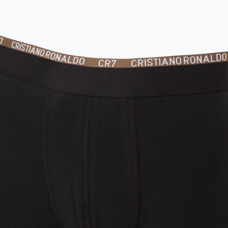 Boxeri pentru bărbați CR7 Basic Trunk 3 perechi 2763 black 3