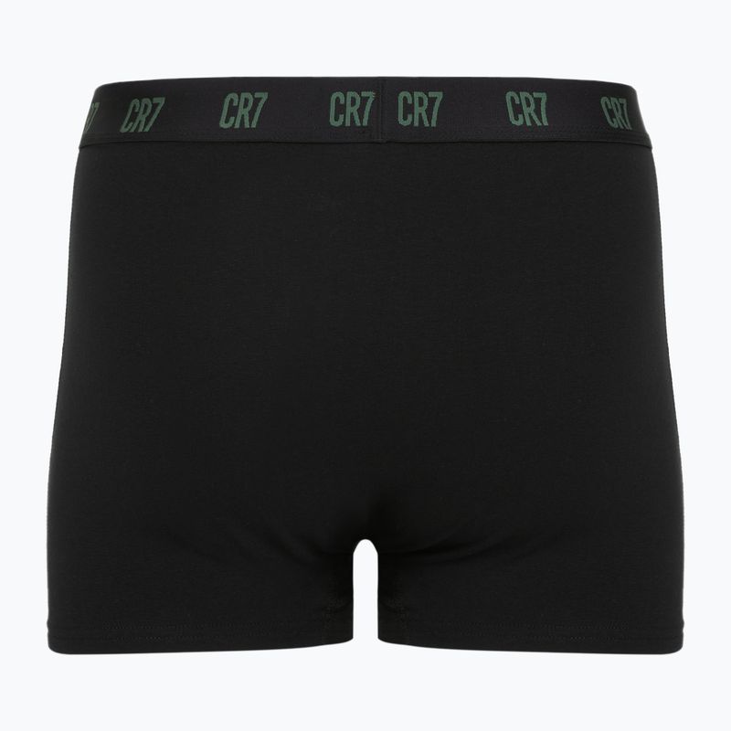 Boxeri pentru bărbați CR7 Basic Trunk 7 perechi 2810 black 2