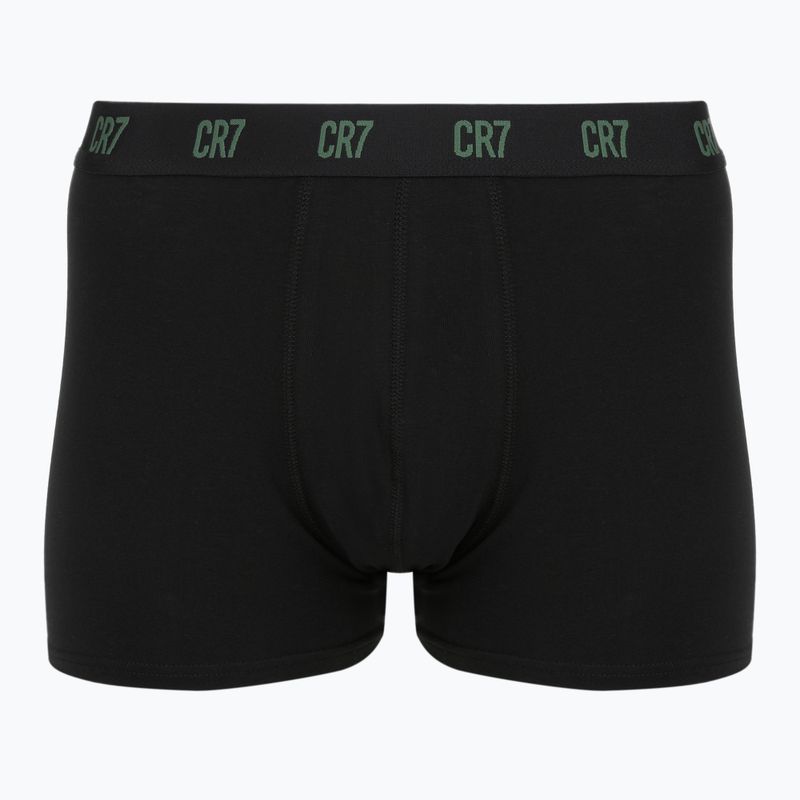 Boxeri pentru bărbați CR7 Basic Trunk 7 perechi 2810 black 4