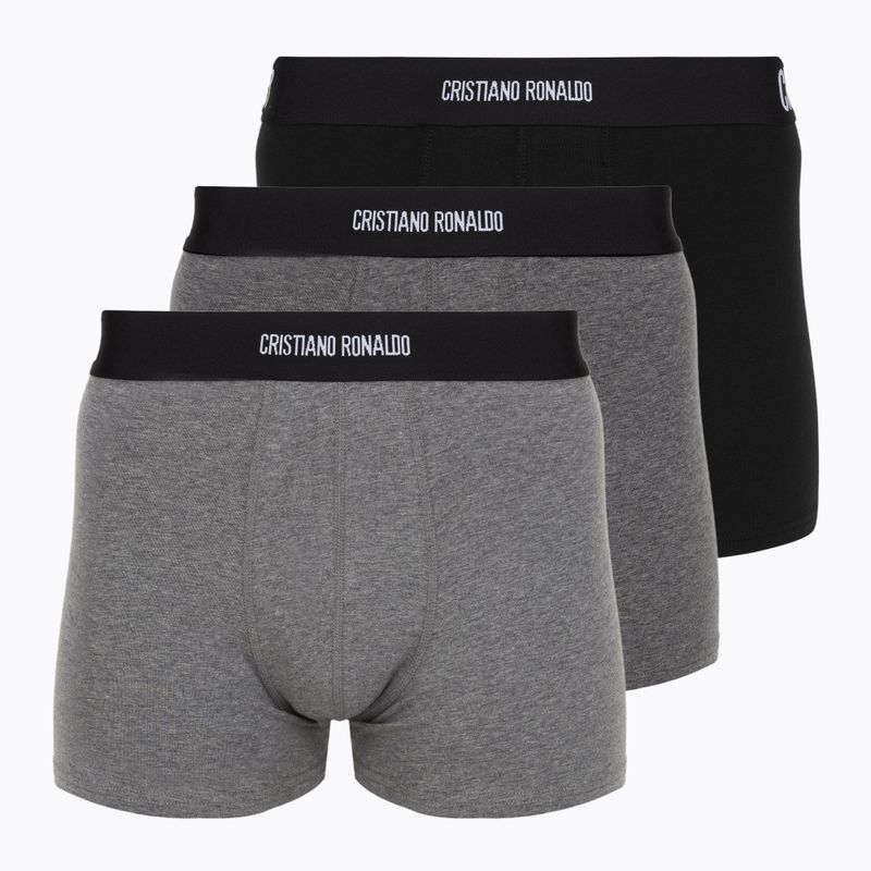 Boxeri pentru bărbați CR7 Basic Trunk 3 perechi multicolour