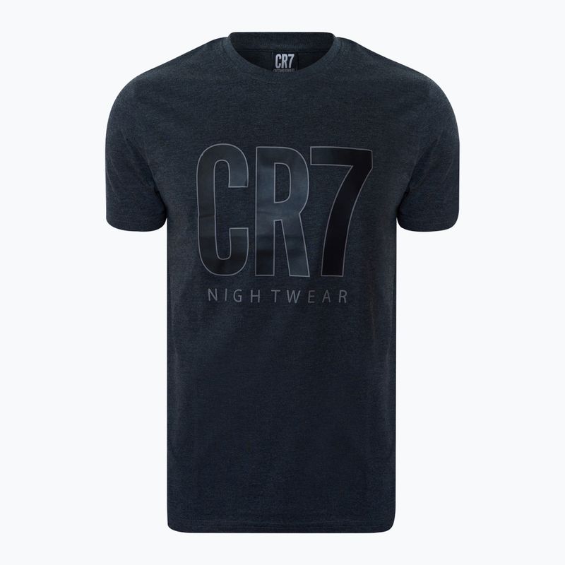 Pijama pentru bărbați CR7 Pyjama Short dark grey melange 2