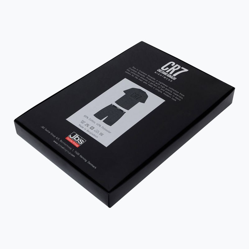 Pijama pentru bărbați CR7 Pyjama Short dark grey melange 7