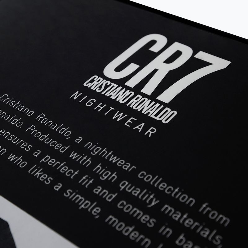 Pijama pentru bărbați CR7 Pyjama Short dark grey melange 8