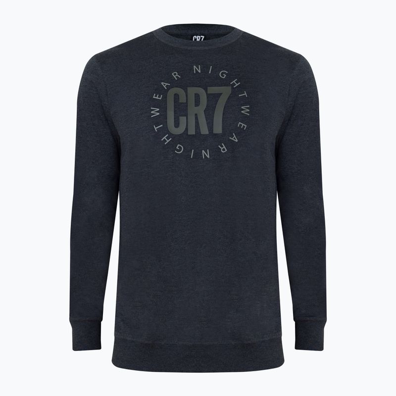 Pijama pentru bărbați CR7 Pyjama Short light grey melange 2