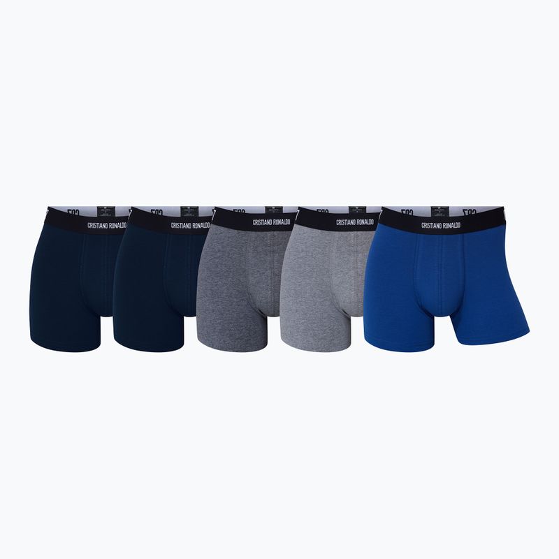 Boxeri pentru bărbați CR7 Basic Trunk 5 perechi multicolour 2