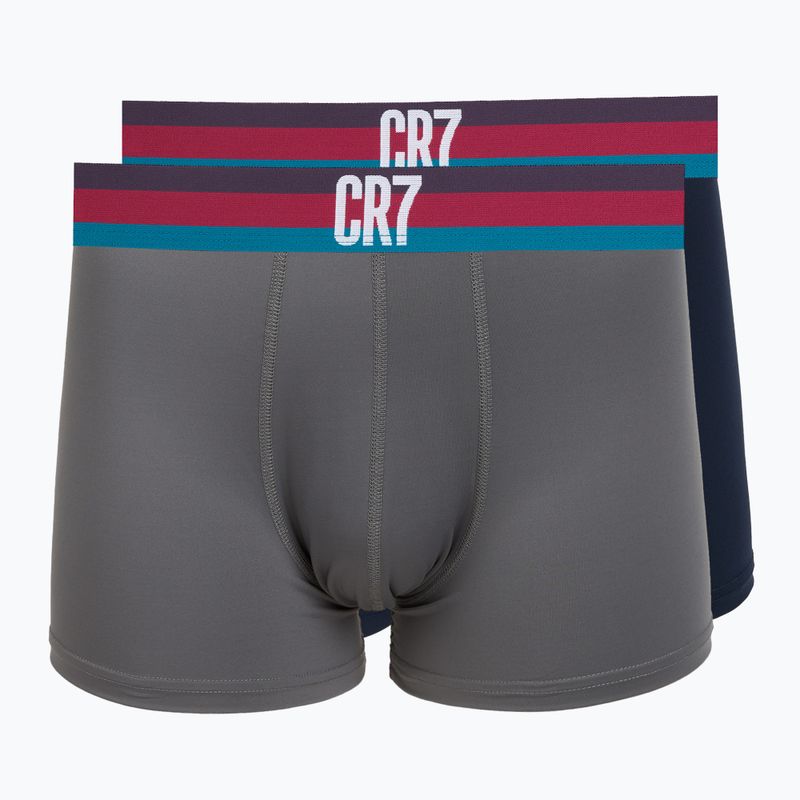 Boxeri pentru bărbați CR7 Fashion Trunk Micro 2 perechi 457 multicolour