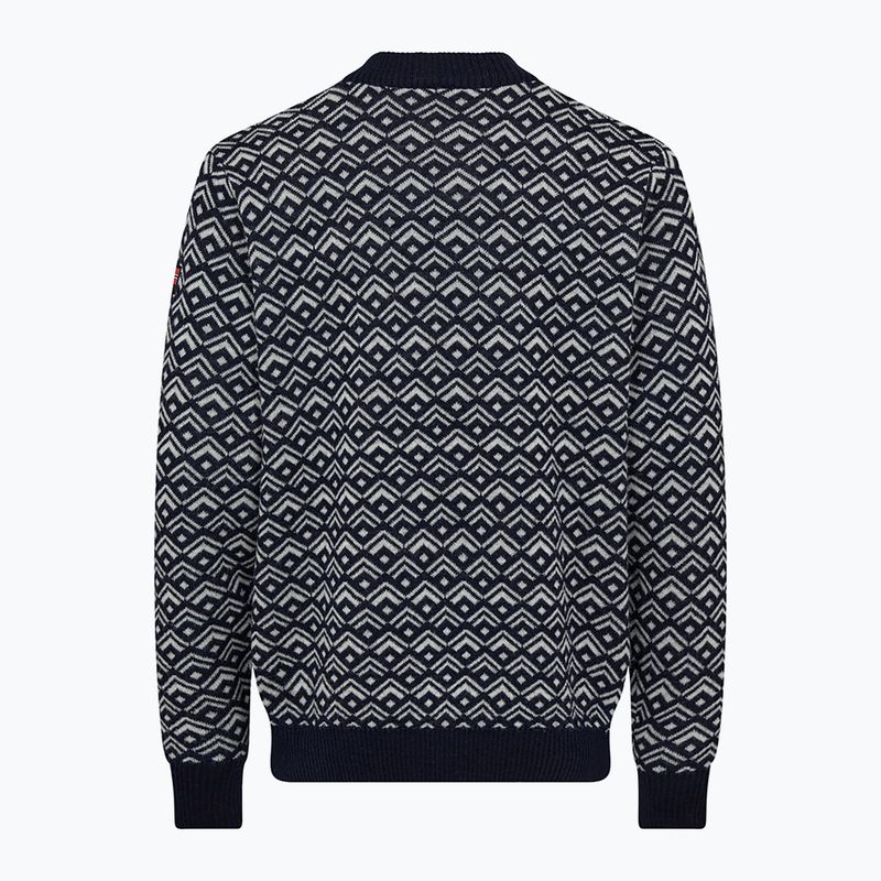 Pulover pentru bărbați Dovre Knitted Pullover navy 2