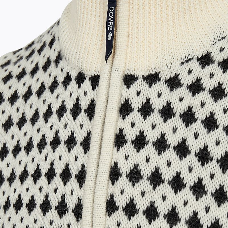 Pulover pentru bărbați Dovre Knitted Half Zip Pullover beige 3