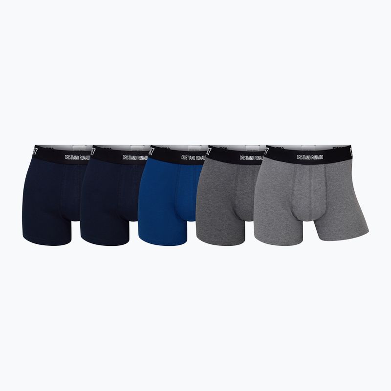 Boxeri pentru bărbați CR7 Basic Trunk 5 pairs 2344 multicolour 2