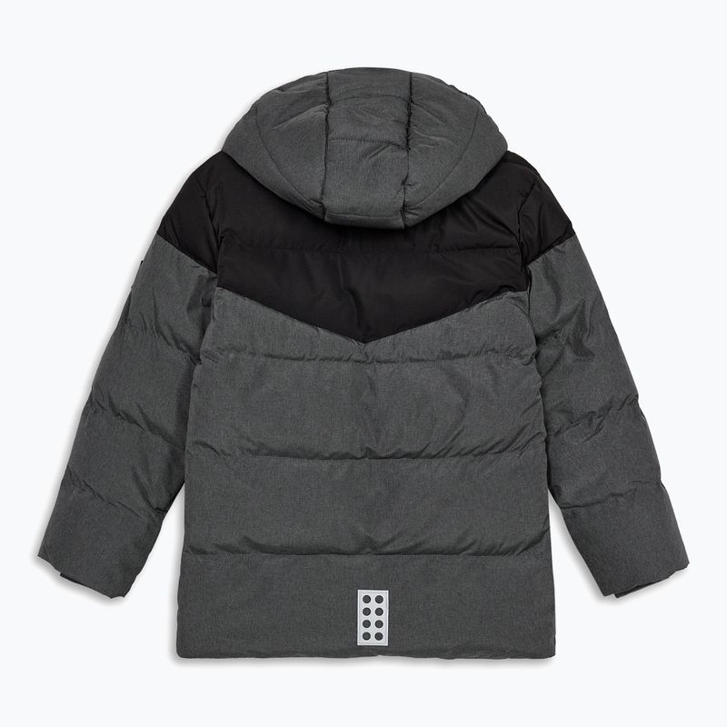 Geacă izolată pentru copii LEGO Lwjebel 733 dark grey melange 2