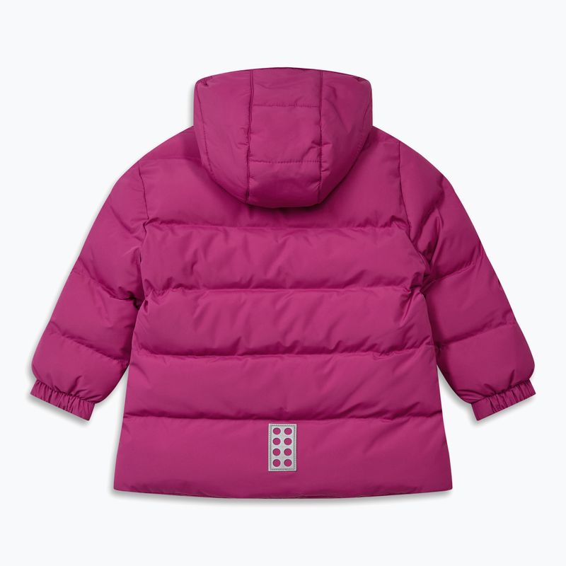 Geacă izolată pentru copii LEGO Lwjojo 704 fuchsia 2