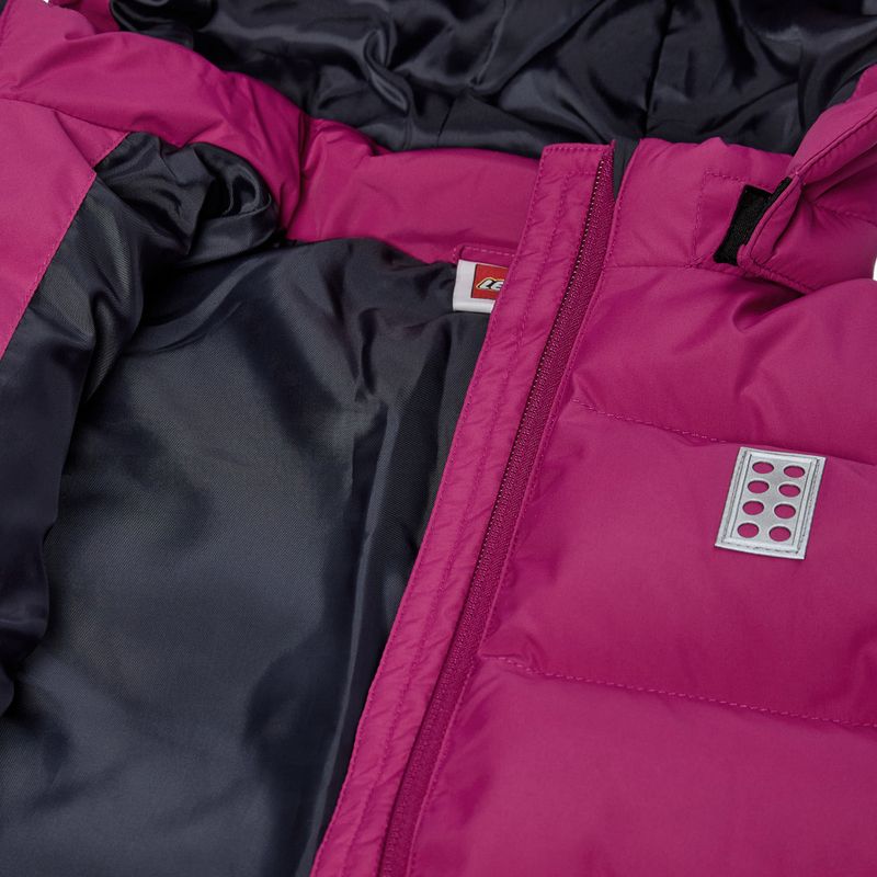 Geacă izolată pentru copii LEGO Lwjojo 704 fuchsia 4