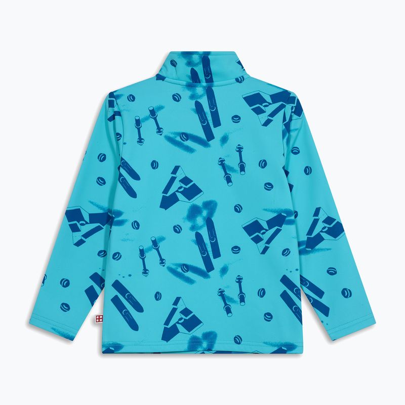Bluză fleece pentru copii LEGO Lwsian 710 Fleece bright blue 2