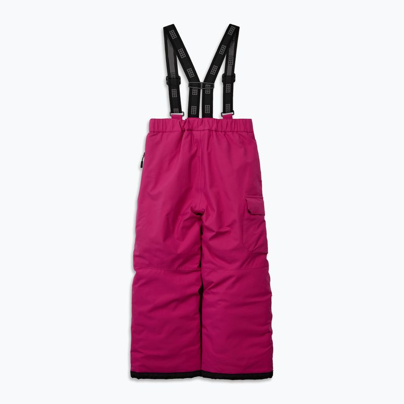 Pantaloni de schi pentru copii LEGO Lwpayton 701 fuchsia 2